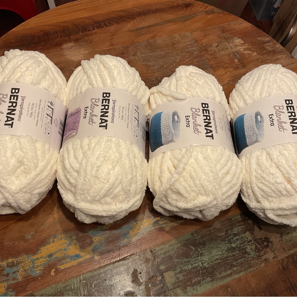 NWT Bernat Blanket Extra Yarn